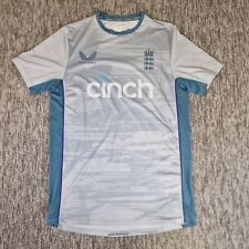 England Cricket Mens Size Small Grey Castore Cinch Short Sleeve T Shirt