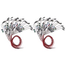 40Pcs Railway 3V LED Light