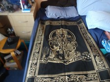 Black and gold Ganesh wall