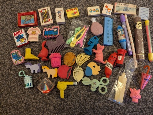 Vintage erasers rubbers - 47,