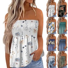 Strapless Tops Tube Ladies