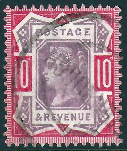 Queen victoria sg210 10d - gb,