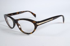 Prada Eyeglasses VPR 18P Womens Tortoise 2AU Full Rim Plastic Glasses Frames
