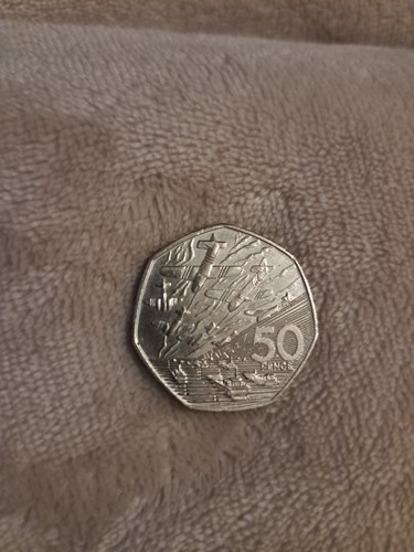 1994 50p coin day - coin,