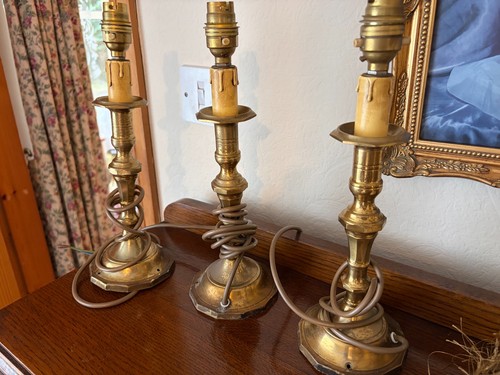 Vintage solid brass table - brass,