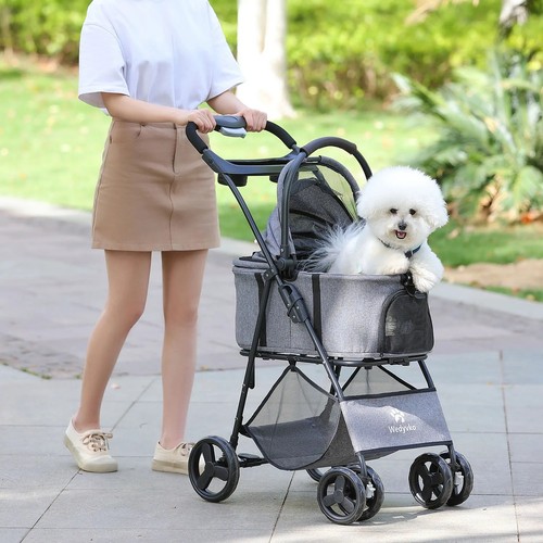 Wheel pet stroller - 4,