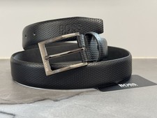 New Hugo Boss Dress Belt Black