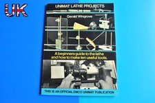 SCARCE EMCO "UNIMAT LATHE PROJECTS" BOOK BY GERALD WINGROVE, NEAR MINT CONDITION