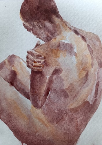 Male nude original - male,