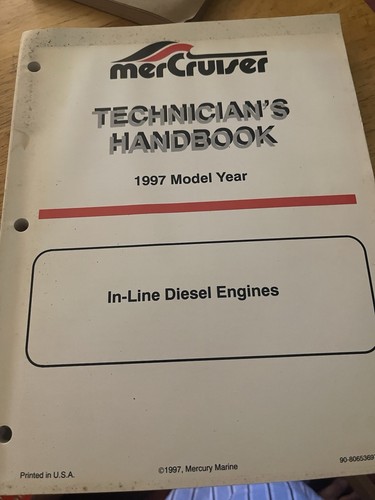 1997 mercruiser technician - mercruiser, technician's
