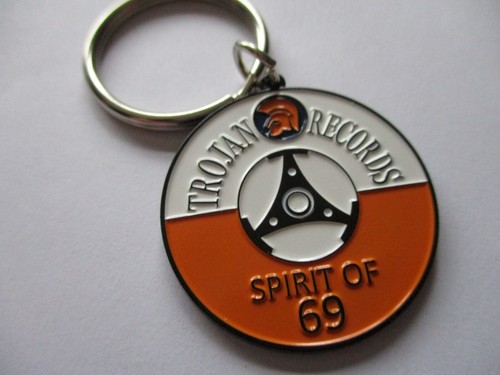 Trojan records ska keyring - records,