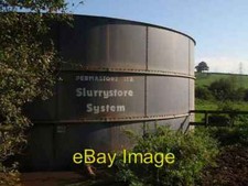 Photo 6x4 Slurry tank, Luton Ideford This 12-metre wide tank is near West c2008