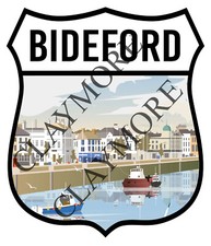 Bideford Devon car sticker
