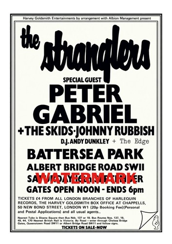 The stranglers gig poster - the,