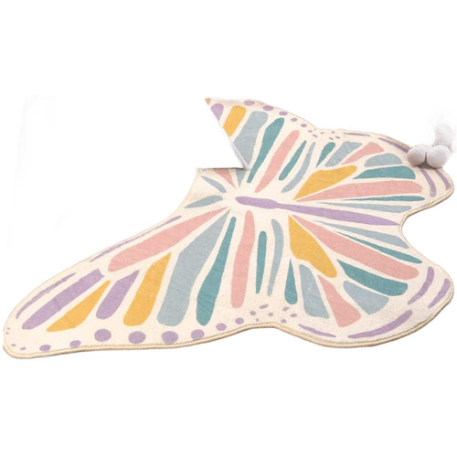 Butterfly themed non slip rug - butterfly,