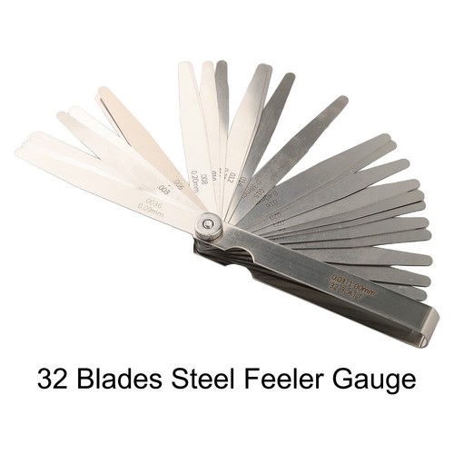 Must have feeler gauges - feeler, for