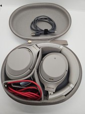 Sony WH-1000XM3 Wireless Over-the-Ear Headphones Noise Canceling in Silver +Case