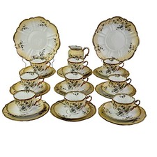 Antique Jacob Zeidler (JZ & Co), German Tea Set, 1866-1879