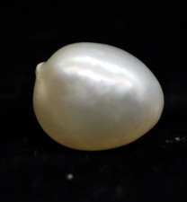 Authentic Basra Saltwater Pearl 1.02 Ct No Nucleus 5 mm Uneven Cabochon Gem