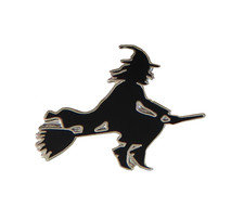 Witch on Broomstick Halloween