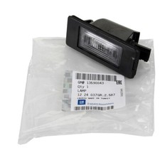 VAUXHALL/OPEL ASTRA ZAFIRA GENUINE REAR NUMBER PLATE LAMP LIGHT 1xPCS 13590043