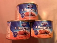 3x tins of Westlers 12 Burgers