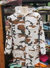 FW16 Supreme Twill Zip Up camo Parka size M medium white Rare Jacket 