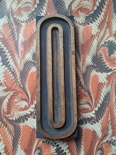 Large wooden letterpress - wooden,