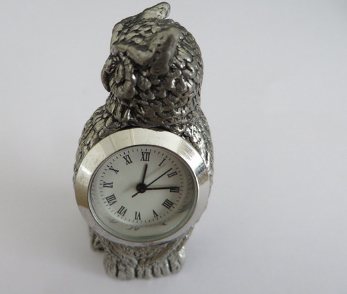 Williams pewter owl with - pewter,