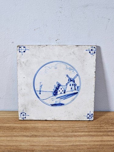 Antique delft tile blue - delft,