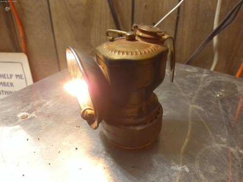 Working justrite carbide lamp - justrite,