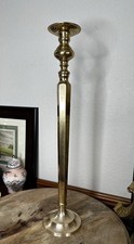 Tall Brass Candlestick 22”
