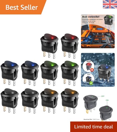 Multi purpose 12v led rocker - 12v,