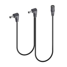 1 to 2 Ways Daisy Chain Cable Guitar Pedal Power Supply Splitter Cable DC 5.5mm