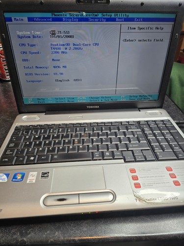 Toshiba satellite l500 1wg - toshiba,