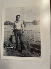 elvis presley signed 8x10 coa