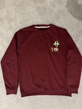 Soul Star Happy Holidays Christmas Jumper Long Sleeve Burgundy Large / Medium