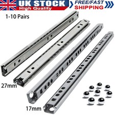 17mm ball bearing drawer runners for grooved drawer slides /27mm Two-way Travel