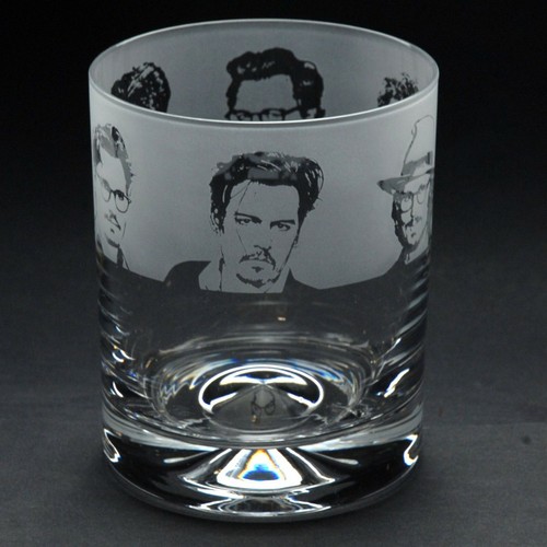 Johnny depp whisky tumbler - johnny,