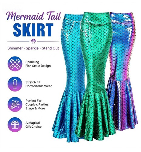 Mermaid tail skirt costume - skirt,