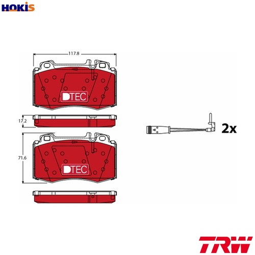 Brake pad set - brake, disc