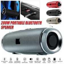 200W High Bass Ultra Loud Bluetooth Speakers Wireless Portable Speaker Outdoor