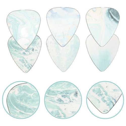 6pcs thick guitar picks - thick,