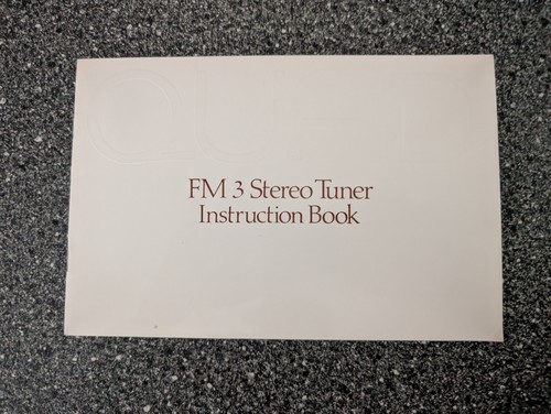 Quad instruction book - quad, fm