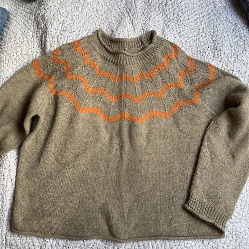Toast orange and brown wool - toast,
