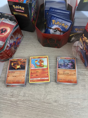 25x fire type pokémon - 25x, cards