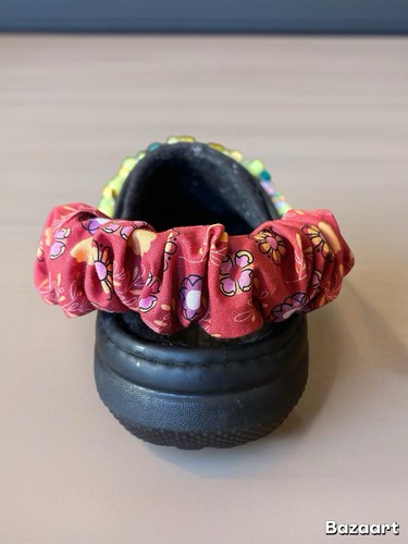 Croc strap scrunchie cover - scrunchie,