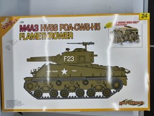Cyber-Hobby M4A3 HVSS POA-CWS-H5 FLAMETHROWER W/ Dragon US. MARINES