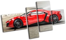 Lykan Hypersport Exotic Supercar Cars MULTI CANVAS WALL ART Picture Print