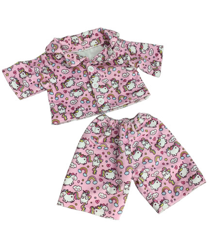 Pink unicorn pjs - pink, "